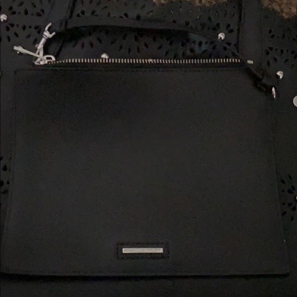 Rebecca Minkoff Black Leather Tote Bag